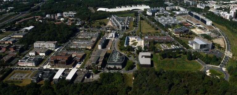 Photographie aérienne de la Cité Descartes, à Champs-sur-Marne (Septembre 2016)