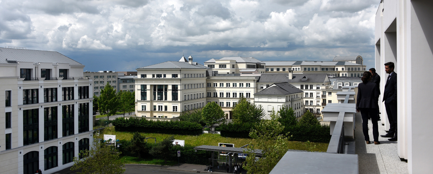 Immeubles de bureaux dans le quartier d'affaires du Val d'Europe