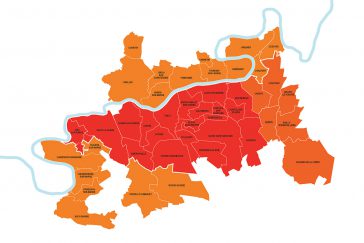 Carte du périmètre d'intervention EPAMARNE/EPAFRANCE à Marne-la-Vallée (2017)