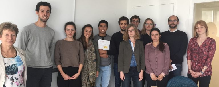 Photographie de groupe à la Cité Descartes : les étudiants en urbanisme planchent sur la santé avec EPAMARNE et l'ARS