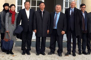 EPAMARNE reçoit une délégation chinoise de la ville de Shenzhen (siège social d'EPAMARNE/EPAFRANCE, à Noisiel)