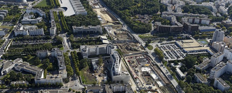 Vue aérienne : Noisy-le-Grand et Champs-sur-Marne (2015)