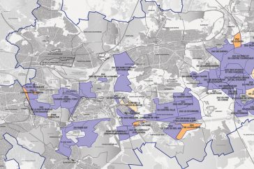 Présentation de la carte des ZAC EPAMARNE / EPAFRANCE