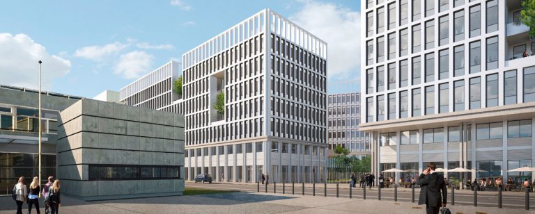 Avant-projet - Programme Delta (lot H) à la Cité Descartes : futur immeuble de 25 000m² de bureaux et 5 000 m² d'hôtel (HQE - BREEAM VERY GOOD RT 2012 -30%)