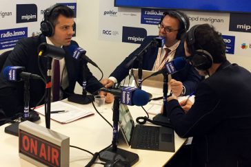 Lors du MIPIM 2018, Jean-Baptiste REY, directeur général par intérim d'EPAMARNE / EPAFRANCE a réalisé une interview radio au micro de Radio Immo (présentation des nouveaux modes de gouvernance de l'Établissement public ainsi que ses grands projets structurants pour le territoire).