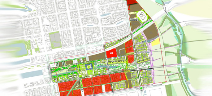 Plan de la ZAC du Sycomore à Bussy Saint-Georges