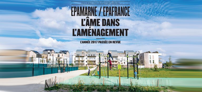 Couverture du rapport annuel EPAMARNE/EPAFRANCE 2017