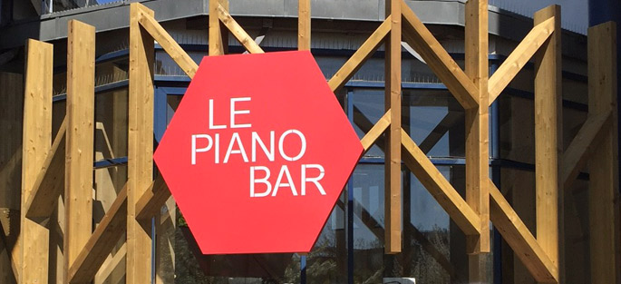 Logo du Piano Bar, la maison du projet de la Cité Descartes à Champs sur Marne