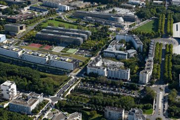 Photographie aérienne de la Cité Descartes à Champs-sur-Marne et Noisy-le-Grand