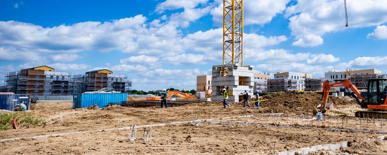 Chantier logements ossature bois