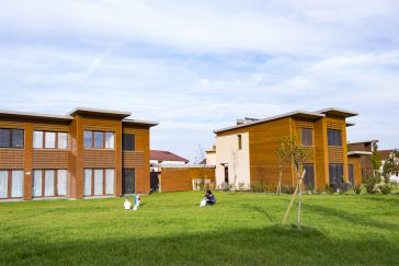 Logements en bois à Chanteloup-en-Brie