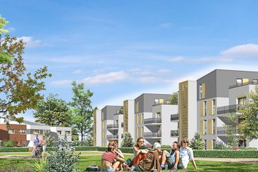 Nouveau programme pour Le Sycomore Le jardin des Cerisiers : un procédé constructif bois performant