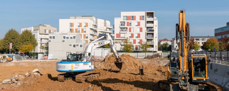 CHANTIER DU PROGRAMME DE LOGEMENTS BO'BUSSY - LOT N1 (ENTREE DE VILLE) EN OCTOBRE 2018